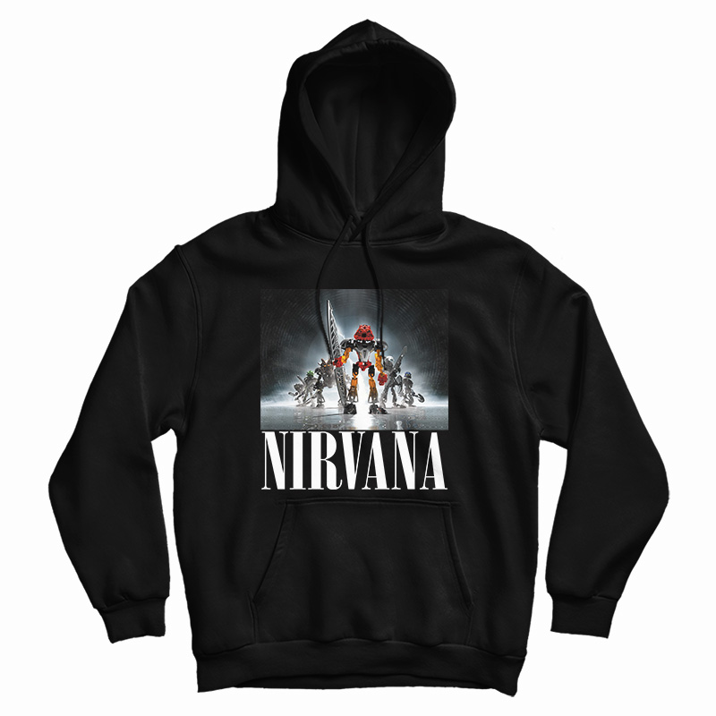 Get It Now Nirvana x Bionicle Hoodie For Men's And Women's Get It Now Nirvana x Bionicle Hoodie For Men's And Women's