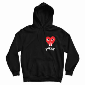 Get It Now Pray Commes Des Garcons Play Parody Hoodie For UNISEX