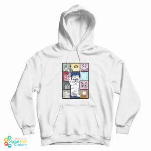 Get It Now Taylor Swift Eras Tour Poster Cat Parody Hoodie
