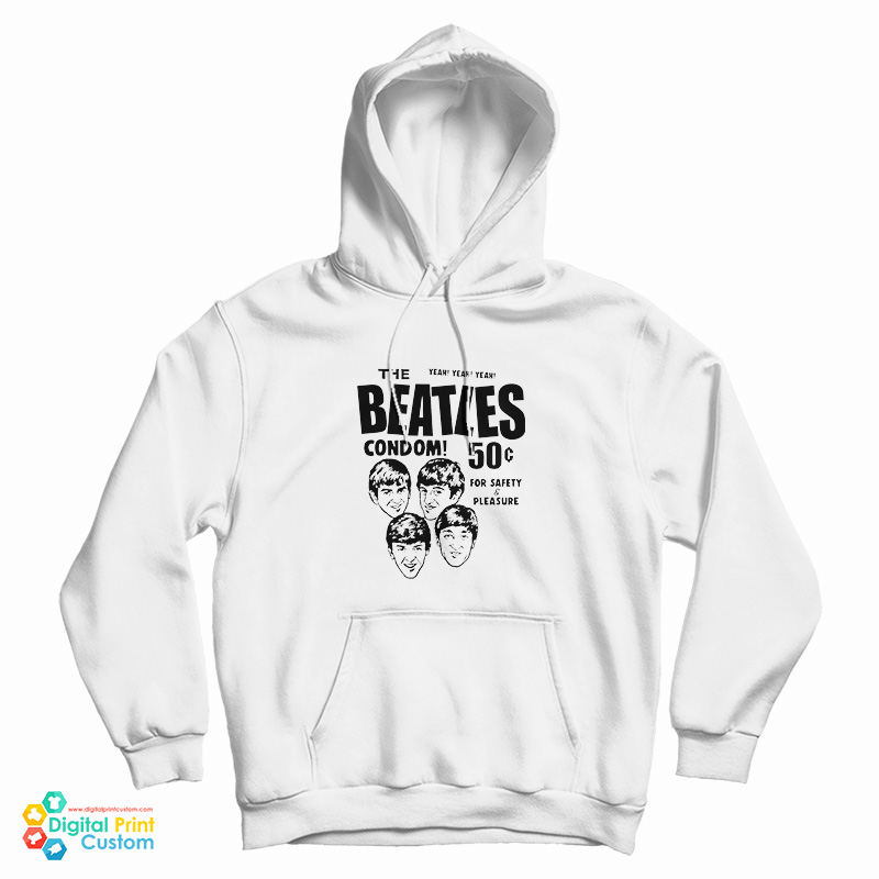 Get It Now The Beatles Condom Hoodie Get It Now The Beatles Condom Hoodie