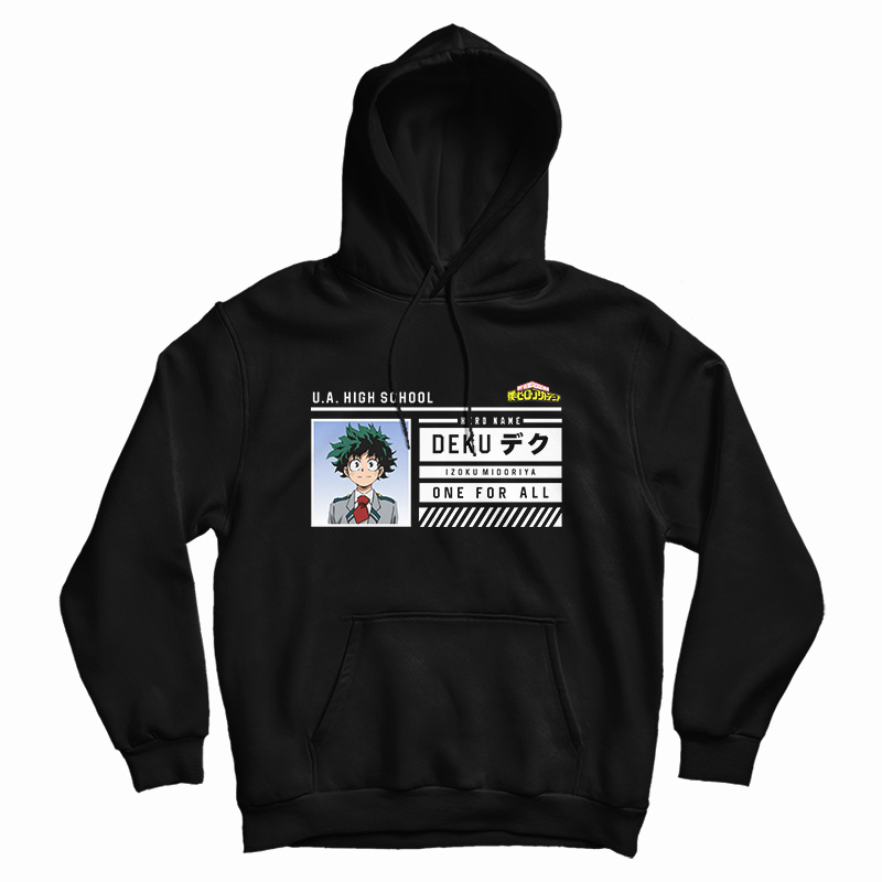 Get It Now U.A High School My Hero Academia Deku Id Hoodie Get It Now U.A High School My Hero Academia Deku Id Hoodie
