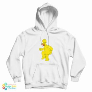 Get it Now Homer Simpson Nude Funny Cartoon Hoodie