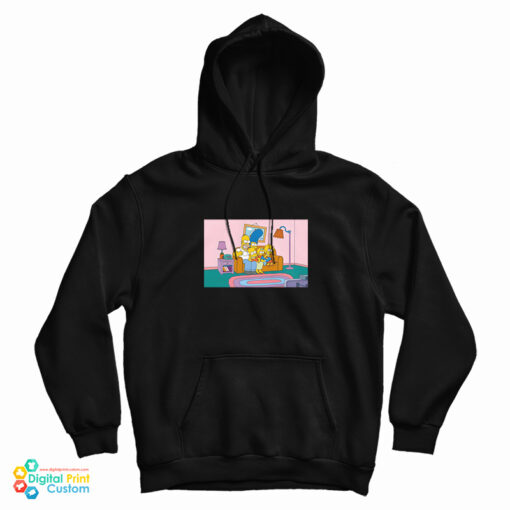 Get it Now The Simpsons Family On The Couch Hoodie Get it Now The Simpsons Family On The Couch Hoodie