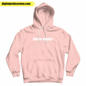 Ghost Supply Pink Hoodie  Design By