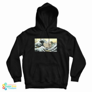 Godzilla In The Great Wave Off Kanagawa Hoodie