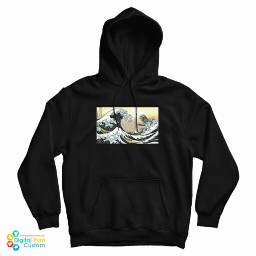 Godzilla In The Great Wave Off Kanagawa Hoodie Godzilla In The Great Wave Off Kanagawa Hoodie
