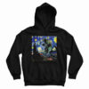 Godzilla Starry Night Van Gogh Hoodie