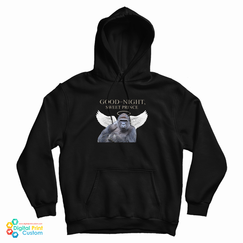Good Night Sweet Prince Harambe Hoodie For UNISEX Good Night Sweet Prince Harambe Hoodie For UNISEX