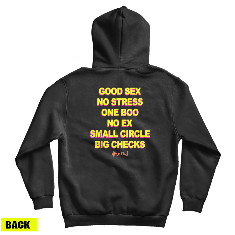 Good Sex No Stress One Boo No Ex Small Circle Big Checks Hoodie Good Sex No Stress One Boo No Ex Small Circle Big Checks Hoodie
