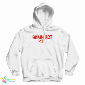 Grab It Fast Brain Rot Heart Hoodie For UNISEX
