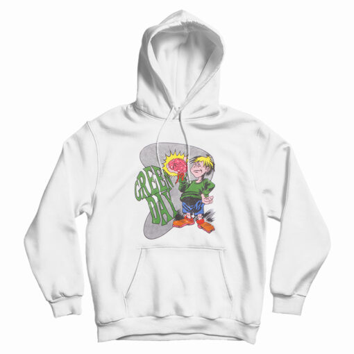 Green Day Brain Boy Hoodie For UNISEX Green Day Brain Boy Hoodie For UNISEX