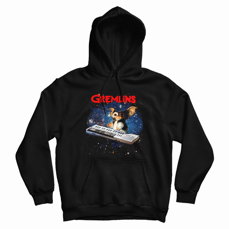 Gremlins Gizmo Playing Keyboard Hoodie Gremlins Gizmo Playing Keyboard Hoodie