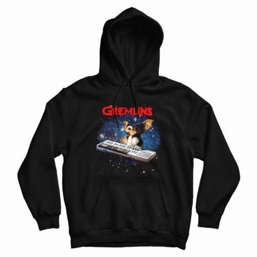 Gremlins Gizmo Playing Keyboard Hoodie Gremlins Gizmo Playing Keyboard Hoodie