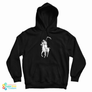 Grim Reaper Polo Parody Hoodie For UNISEX