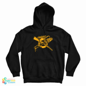 Groovy Chainsaw And Shotgun Hoodie