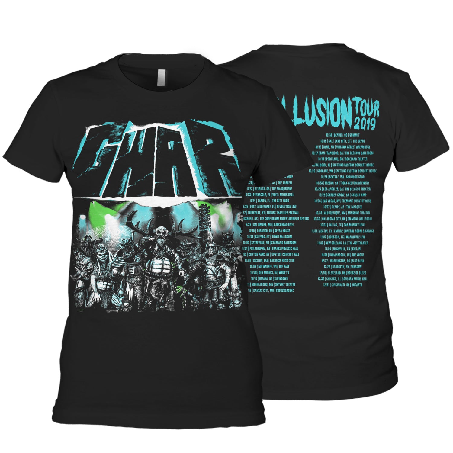 Gwar Use Your Collusion 2019 Tour Girls T-shirt Gwar Use Your Collusion 2019 Tour Girls T-shirt