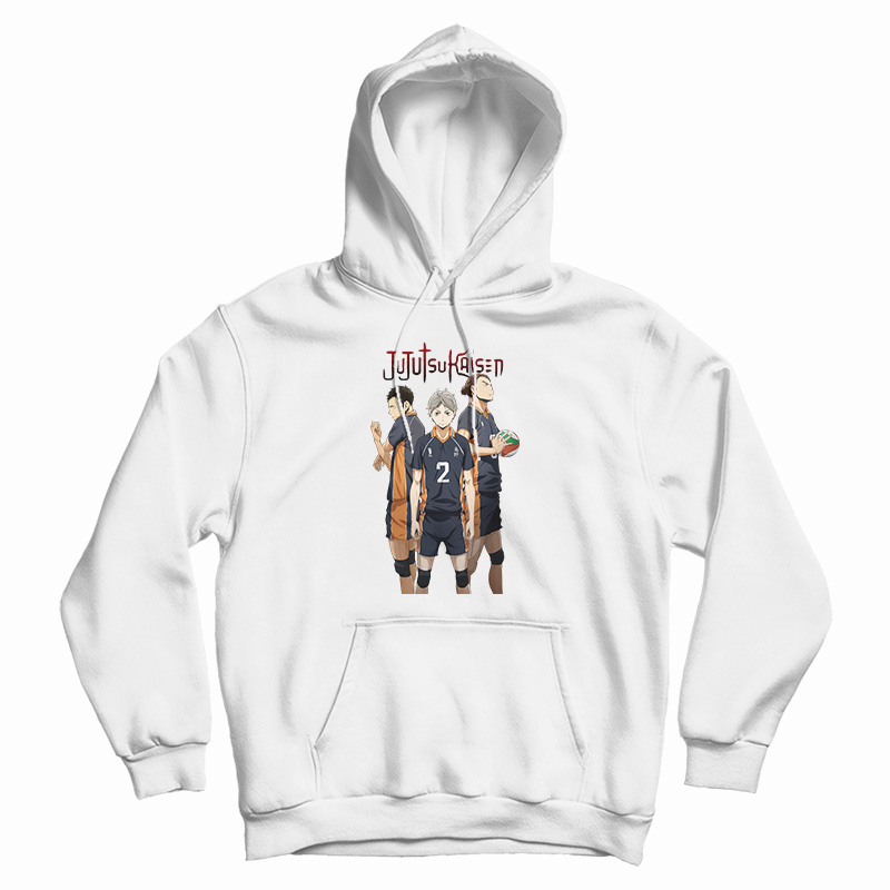 Haikyuu Jujutsu Kaisen Hoodie For UNISEX Haikyuu Jujutsu Kaisen Hoodie For UNISEX