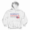 Harley Davidson A Way Of Life American Flag Hoodie For UNISEX