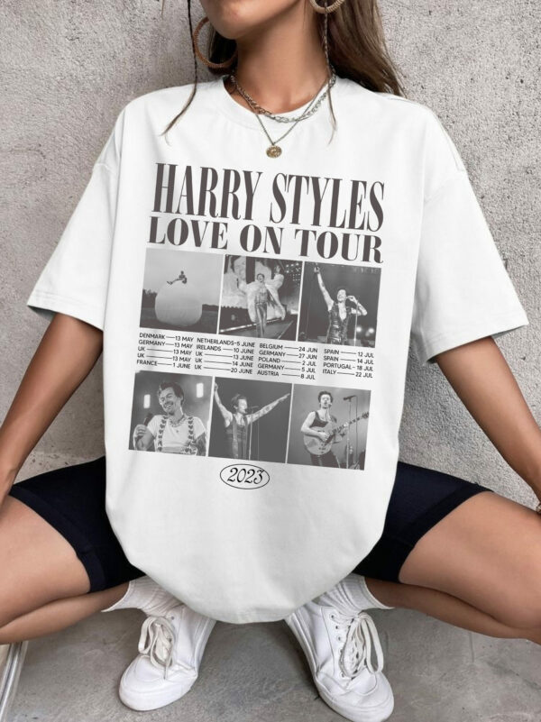 Harry Styles Merch Love On Tour Welcome To Harrys House 2023 Shirt