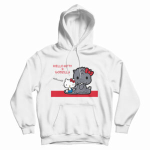 Hello Kitty X Godzilla Hoodie For UNISEX