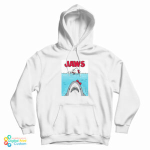 Hello Kitty X Jaws Parody Hoodie For UNISEX