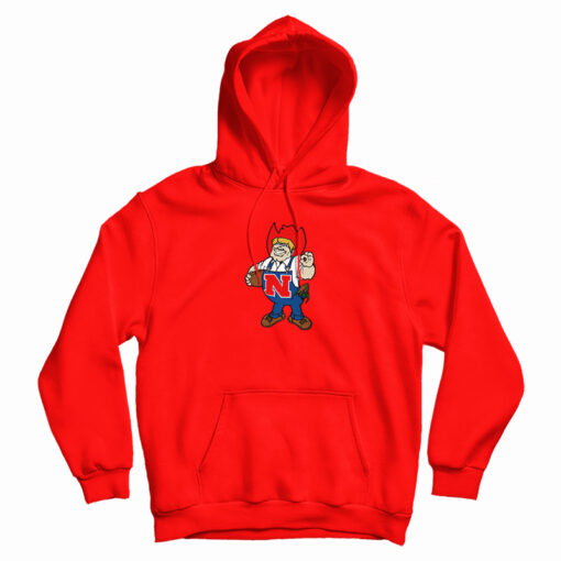 Herbie Husker Nebraska Cornhuskers Mascot Logo Hoodie For UNISEX Herbie Husker Nebraska Cornhuskers Mascot Logo Hoodie For UNISEX