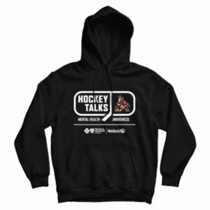 Hockey Talks Mental Health Awareness Arizona Coyotes Hoodie