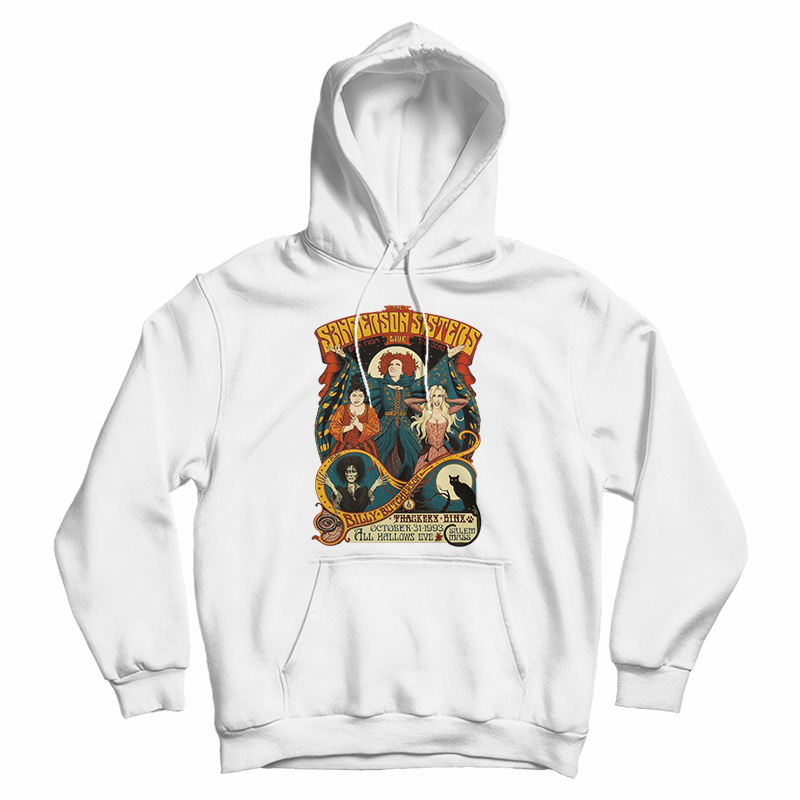 Hocus Pocus Sanderson Sisters Vintage Tour Hoodie For UNISEX Hocus Pocus Sanderson Sisters Vintage Tour Hoodie For UNISEX