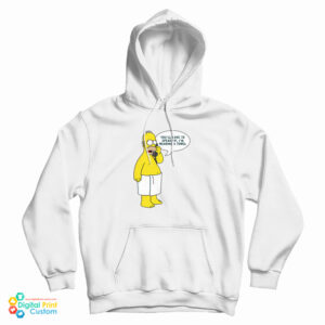 Homer Simpsons Wearing Towel Hoodie