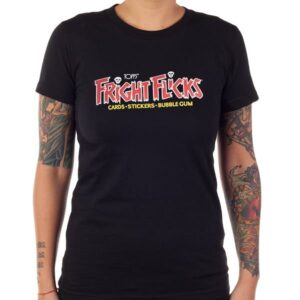 Horror Business Fright Flicks Logo Girls T-shirt