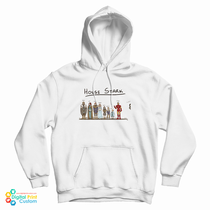 House Stark Cartoon Hoodie For UNISEX House Stark Cartoon Hoodie For UNISEX