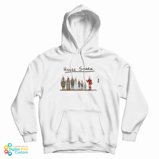 House Stark Cartoon Hoodie For UNISEX House Stark Cartoon Hoodie For UNISEX