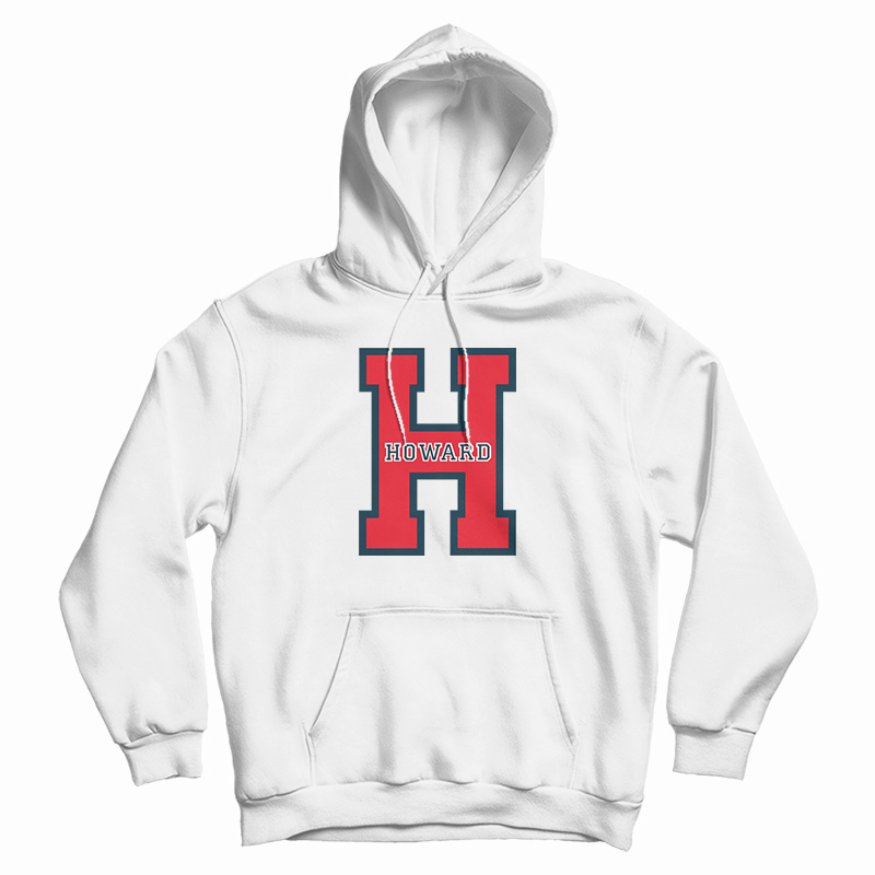 Howard University H Letter Hoodie For UNISEX Howard University H Letter Hoodie For UNISEX