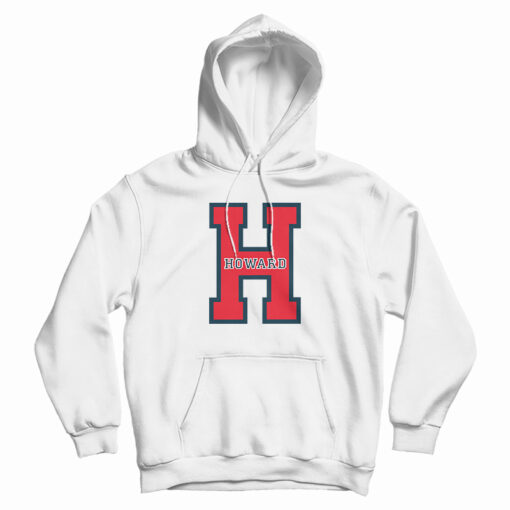 Howard University H Letter Hoodie For UNISEX Howard University H Letter Hoodie For UNISEX