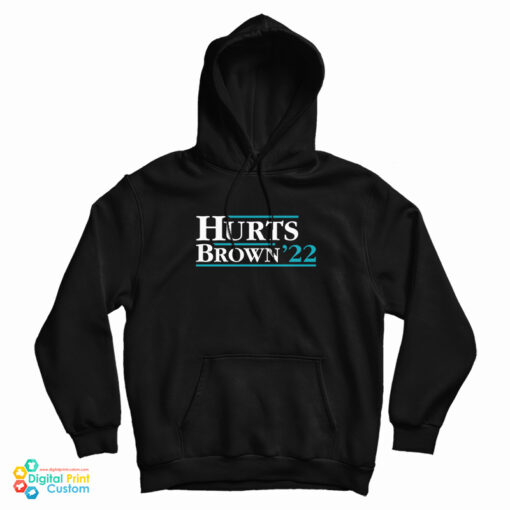 Hurts Brown 22 Hoodie For UNISEX Hurts Brown 22 Hoodie For UNISEX
