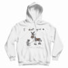 I Don’t Give A Rats Ass Funny Mouse Walking Donkey Hoodie