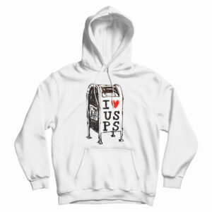 I Heart USPS Hoodie For UNISEX