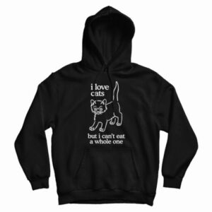 I Love Cats But I Can’t Eat A Whole One Hoodie