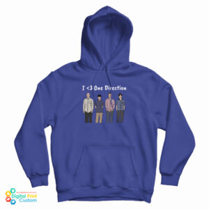 I Love One Direction Weezer Hoodie For U
