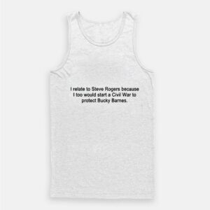 I Relate to Steve Rogers Tank Top