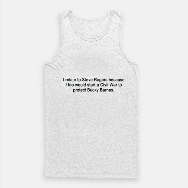 I Relate to Steve Rogers Tank Top