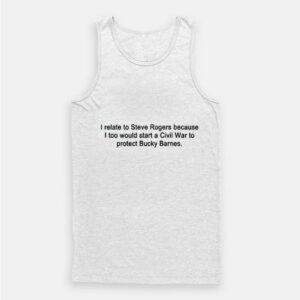 I Relate to Steve Rogers Tank Top