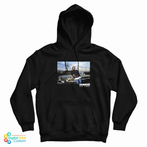 Ice Cube Leaning On Car Lowrider Impala Hoodie For UNISEX