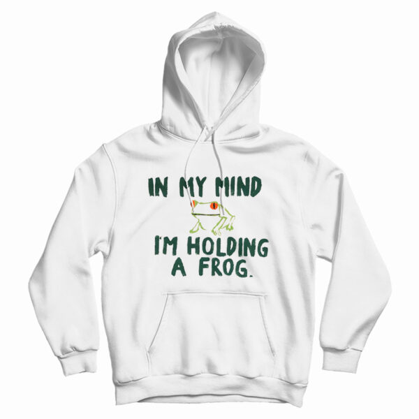 In My Mind I’m Holding A Frog Hoodie