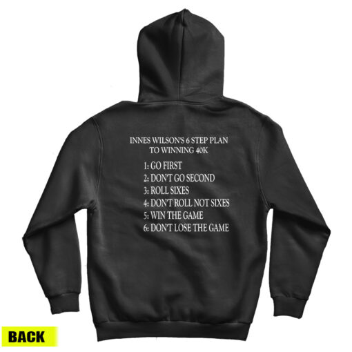Innes Wilson's 6 Step Plan To Winning 40K Hoodie For UNISEX Innes Wilson's 6 Step Plan To Winning 40K Hoodie For UNISEX