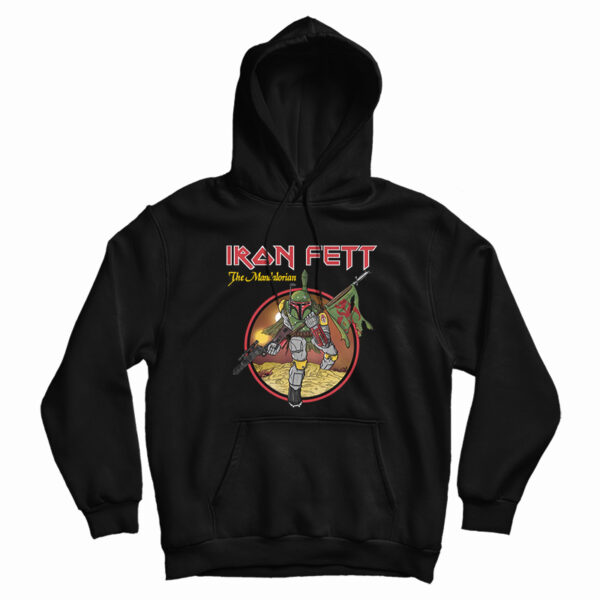 Iron Fett The Mandalorian Parody Hoodie