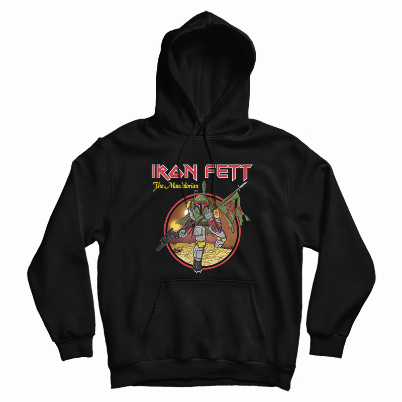 Iron Fett The Mandalorian Parody Hoodie Iron Fett The Mandalorian Parody Hoodie
