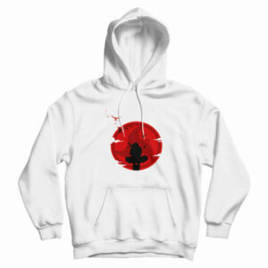 Itachi Uchiha Silhouette Sharingan Eyes Hoodie
