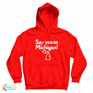 Jack White Say Yes To Michigan Hoodie