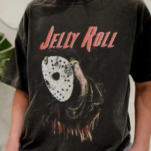 Jelly Roll In Mask 2023 Tour T Shirt 90s Vintage